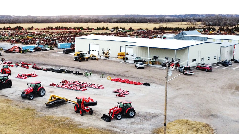 Ariel view of Miller Repair Shop!
