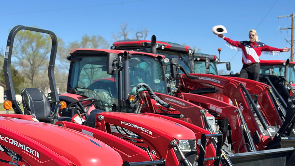 Buffalo Bill showcasing Kubota tractors